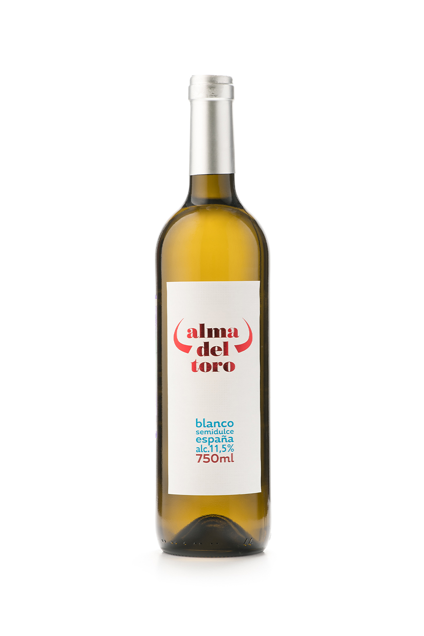 Вино Альма дель Торо, белое, полусладкое, 0.75л